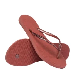 sandales et nu pieds - Entre doigt & Tong - femme - Nylon - Rose - Havaianas