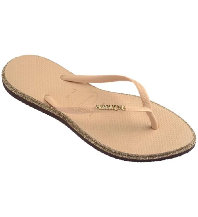 sandales et nu pieds - Entre doigt & Tong - femme - Synthétique - Beige - Havaianas