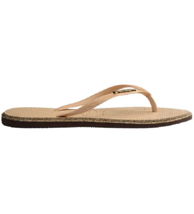sandales et nu pieds - Entre doigt & Tong - femme - Synthétique - Beige - Havaianas