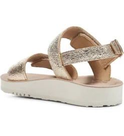 sandales et nu pieds - - junior fille - Synthétique - Or - Geox