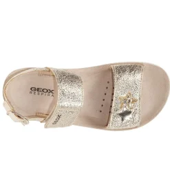 sandales et nu pieds - - junior fille - Synthétique - Or - Geox