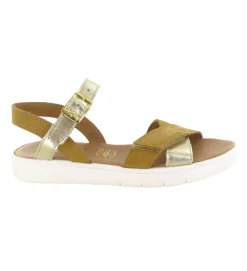 sandales et nu pieds - - junior fille - Cuir - Camel - Bellamy
