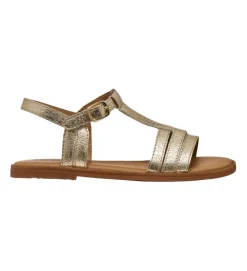 sandales et nu pieds - - junior fille - Cuir - Or - Geox