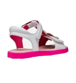 sandales et nu pieds - - junior fille - Synthétique - Blanc - Geox