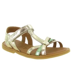 sandales et nu pieds - - junior fille - Cuir - Or - Bellamy