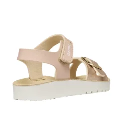 sandales et nu pieds - - junior fille - Synthétique - Rose - Geox