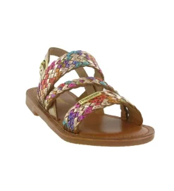 sandales et nu pieds - - junior fille - Cuir - Multicolor - Les tropeziennes