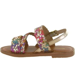 sandales et nu pieds - - junior fille - Cuir - Multicolor - Les tropeziennes
