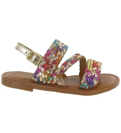 sandales et nu pieds - - junior fille - Cuir - Multicolor - Les tropeziennes