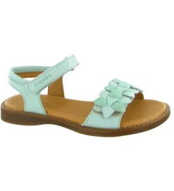 sandales et nu pieds - - junior fille - Cuir - Vert amande - Froddo