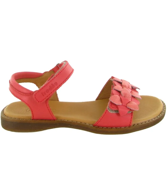 sandales et nu pieds - - junior fille - Cuir - Orange - Froddo