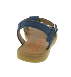 sandales et nu pieds - - junior fille - Cuir - Bleu Marine - Bellamy