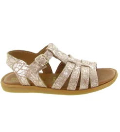 sandales et nu pieds - - junior fille - Cuir - Rose - Bellamy