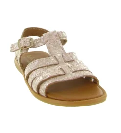 sandales et nu pieds - - junior fille - Cuir - Rose - Bellamy