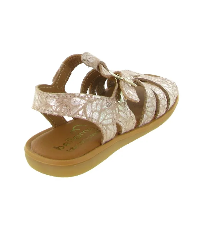 sandales et nu pieds - - junior fille - Cuir - Rose - Bellamy