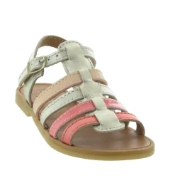 sandales et nu pieds - - junior fille - Cuir - Rose - Bellamy