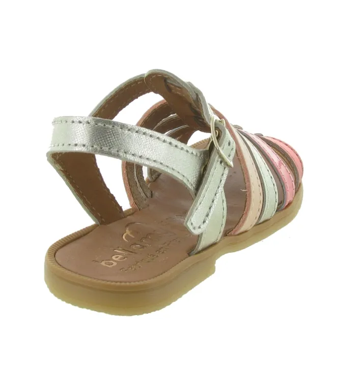 sandales et nu pieds - - junior fille - Cuir - Rose - Bellamy