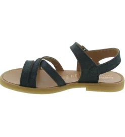 sandales et nu pieds - - junior fille - Cuir - Bleu Marine - Bellamy