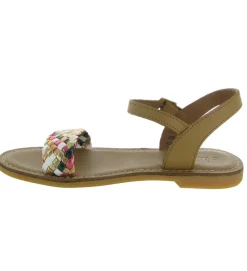 sandales et nu pieds - - junior fille - Cuir - Marron - Adolie