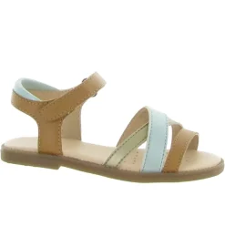 sandales et nu pieds - - junior fille - Cuir - Bleu - Geox