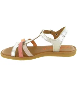sandales et nu pieds - - junior fille - Cuir - Beige - Bellamy