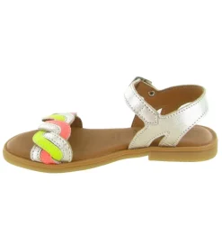 sandales et nu pieds - - junior fille - Cuir - Beige - Bellamy