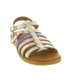 sandales et nu pieds - - junior fille - Cuir - Rose - Bellamy