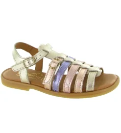 sandales et nu pieds - - junior fille - Cuir - Rose - Bellamy