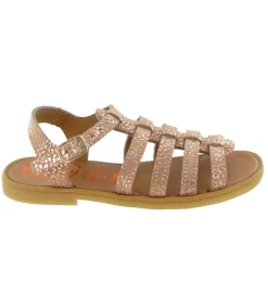 sandales et nu pieds - - junior fille - Cuir - Rose - Bellamy
