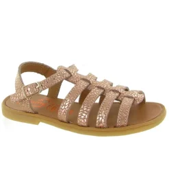 sandales et nu pieds - - junior fille - Cuir - Rose - Bellamy