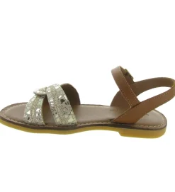 sandales et nu pieds - - junior fille - Cuir - Marron - Adolie