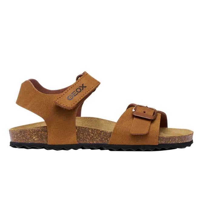 sandales et nu pieds - - junior garcon - Synthétique - Marron - Geox