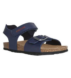 sandales et nu pieds - - junior garcon - Synthétique - Bleu Marine - Geox