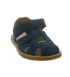 sandales et nu pieds - - junior garcon - Cuir - Bleu Marine - Bellamy