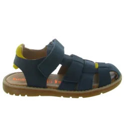 sandales et nu pieds - - junior garcon - Cuir - Bleu Marine - Bellamy