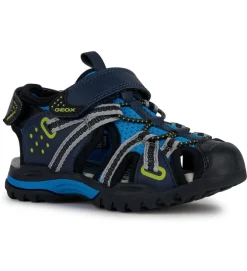 sandales et nu pieds - - junior garcon - Synthétique - Bleu - Geox