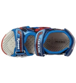 sandales et nu pieds - - junior garcon - Toile - Bleu - Geox