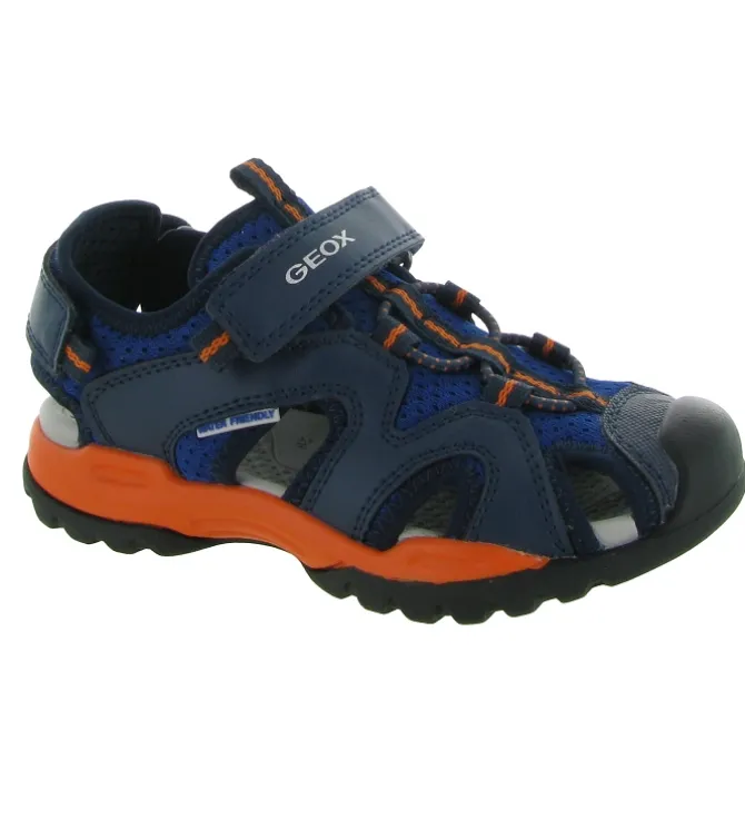 sandales et nu pieds - - junior garcon - Synthétique - Bleu Marine - Geox