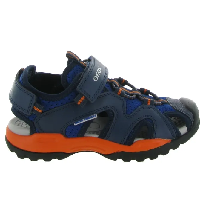 sandales et nu pieds - - junior garcon - Synthétique - Bleu Marine - Geox