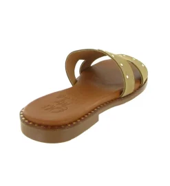 sandales et nu pieds - Mule Sabot - femme - Nubuck - Beige - Oh my sandals