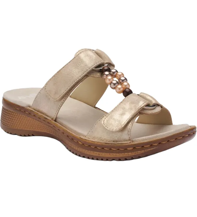 sandales et nu pieds - Mule Sabot - femme - Cuir - Beige - Ara