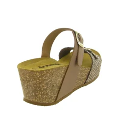 sandales et nu pieds - Mule Sabot - femme - Cuir - Beige - Armando