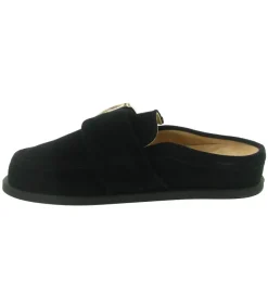 sandales et nu pieds - Mule Sabot - femme - Nubuck - Noir - Inuikii