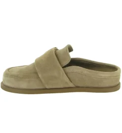 sandales et nu pieds - Mule Sabot - femme - Nubuck - Taupe - Inuikii