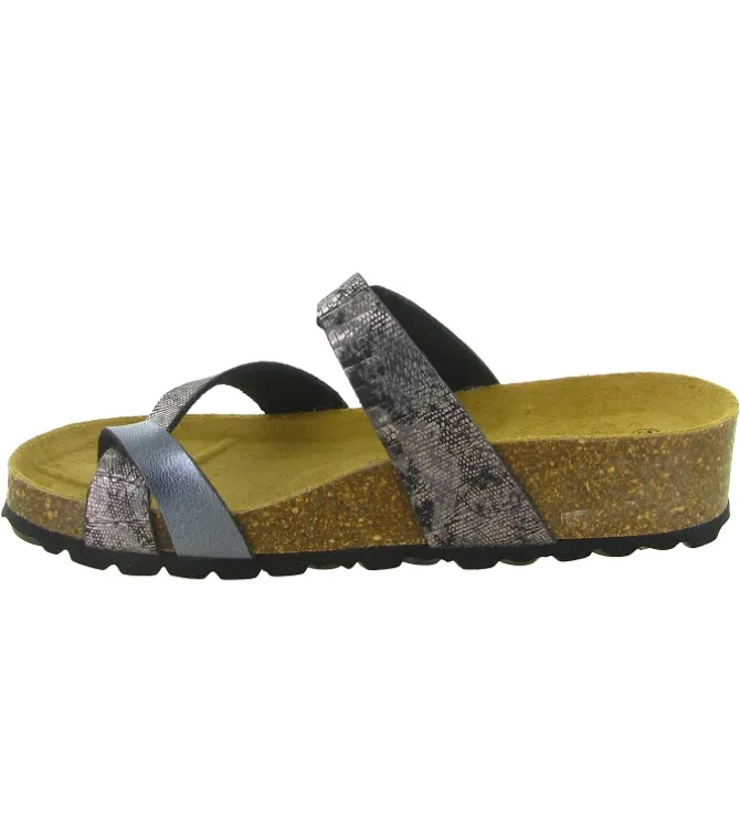sandales et nu pieds - Mule Sabot - femme - Cuir - Noir - Armando