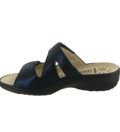sandales et nu pieds - Mule Sabot - femme - Cuir - Bleu - Mephisto