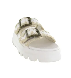 sandales et nu pieds - Mule Sabot - femme - Caoutchouc - Beige - Mou