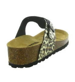 sandales et nu pieds - Mule Sabot - femme - Cuir - Léopard - Armando