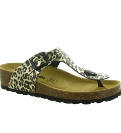 sandales et nu pieds - Mule Sabot - femme - Cuir - Léopard - Armando