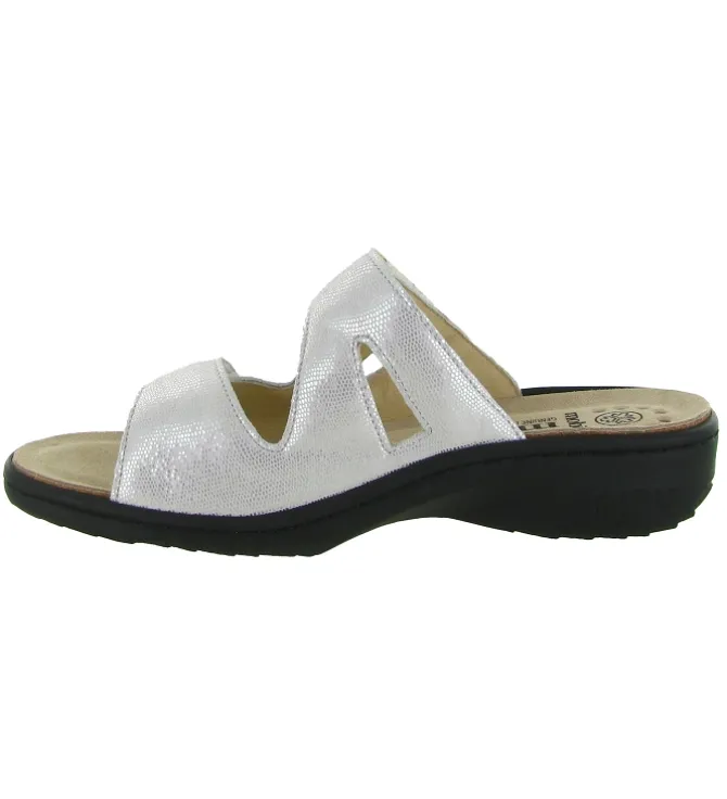 sandales et nu pieds - Mule Sabot - femme - Cuir - Blanc - Mephisto